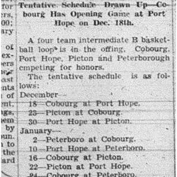 1941-12-18 Basketball -Intermediate Loop Organizing