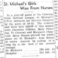 1942-08-27 Softball -Girls playoffs