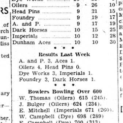 1943-01-14 Bowling - Men