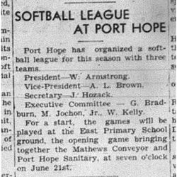 1943-06-10 Softball - Men