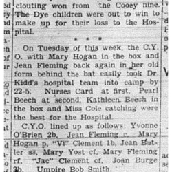 1943-07-15 Softball - Girls