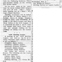 1943-10-28 Bowling - Men