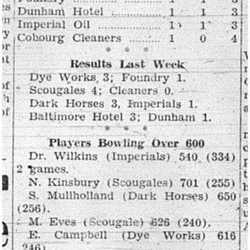 1943-11-11 Bowling - Men