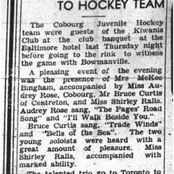 1944-02-10 Hockey -Juveniles guests of Kiwanis