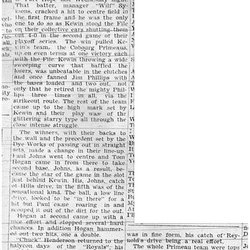 1944-08-24 Softball -Mens League Playoff Game 2