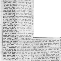 1944-09-14 Softball -Mens League Primeaus lose to Eldorados