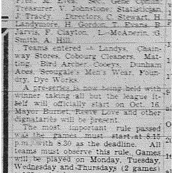 1944-10-05 Bowling -Mens League organized