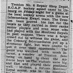 1945-01-25 Hockey - Intermediate