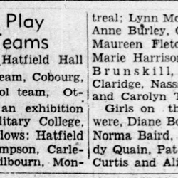 1949-12-02 Basketball -Hadfield Hall vs Ottawa -Ottawa Citizen