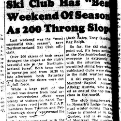 1955-01-20 Skiing -Northumberland Ski Club