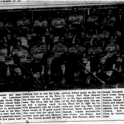 1955-02-10 Hockey -Comets nearing title