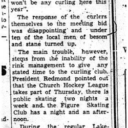 1955-02-24 Curling -No ice available