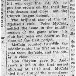 1955-03-31 Hockey -CCHL St Michaels Midgets win title