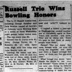 1955-09-15 Lawn Bowling -Ladies vs Men