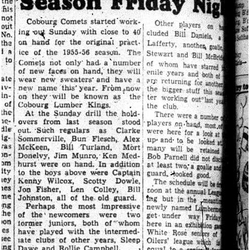 1955-10-20 Hockey -Intermediates renamed Lumber Kings
