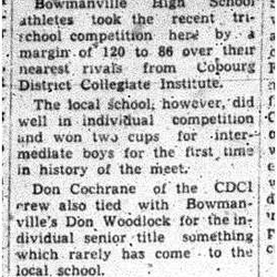 1955-10-20 School -CDCI in Tri-school meet