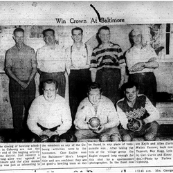 1956-05-31 Bowling -Baltimore Mens League