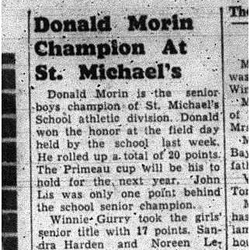 1956-05-31 School -St Michael's Track & Field Day