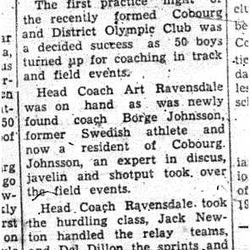 1956-06-07 Track & Field -Olympic Club first practice