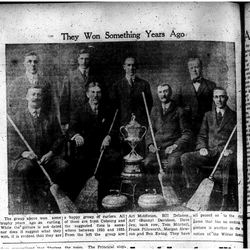 1956-12-27 Curling -Mens team from 1925ish photo