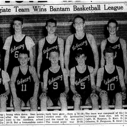 1957-03-14 School -CDCI Basketball Bantam team photo