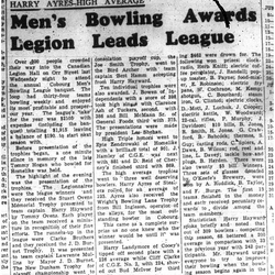 1957-06-06 Bowling -Mens League Awards