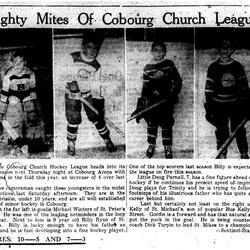 1957-11-14 Hockey -CCHL Mites pic