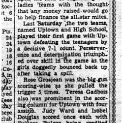 1958-01-28 Hockey -Teresa Gadbois seeks to revive girls hockey