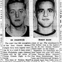 1958-01-30 Hockey -CCHL Young Canada Night