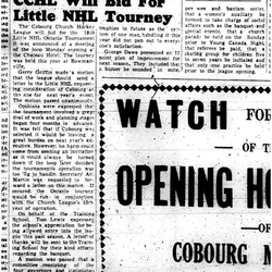 1958-04-24 Hockey -CCHL to bid on hosting 1959 Little NHL