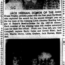 1958-05-18 Bowling -Little Amateur League Awards