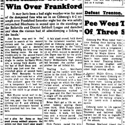 1958-06-05 Softball -Merchants vs Frankford-2nd in Belleville League