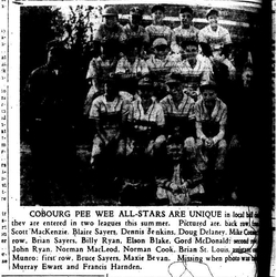 1958-07-03 Baseball -PeeWee Allstars pic