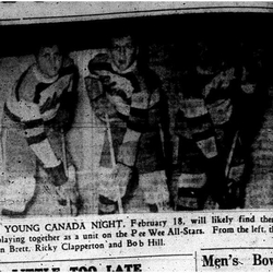 1959-01-20 Hockey -CCHL -Young Canada Night