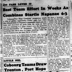 1959-01-20 Hockey -Intermediates-Cobourg-Port Hope Combines win