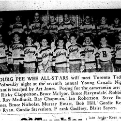 1959-02-12 Hockey -PeeWee Allstars team photo