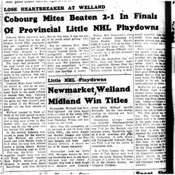 1959-04-09 Hockey -CCHL Mites lose out in Little NHL