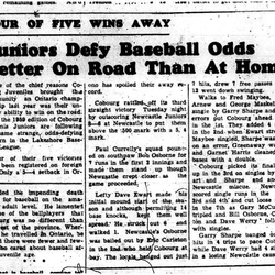 1959-07-16 Baseball -Juniors vs Newcastle