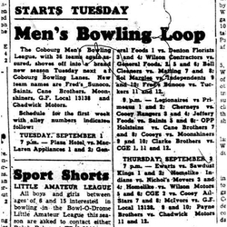 1959-08-27 Bowling -Mens League opening