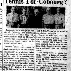 1959-09-03 Tennis -New Courts at St Michaels yard