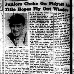 1959-09-17 Baseball Juniors vs Port Colborne Playoff