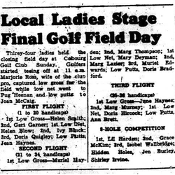 1959-09-17 Golf -Ladies Closing field Day