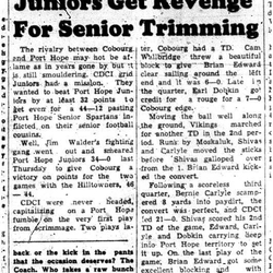 1959-11-05 School -CDCI Junior Football vs PH