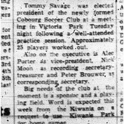 1960-05-05 Soccer -Savage new Prez