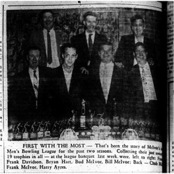 1960-06-02 Bowling -McIvors 19 trophies in Mens League