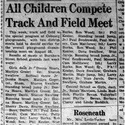 1960-08-11 Track & Field -Meet at Burnham St School grounds