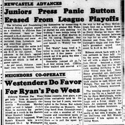 1960-08-18 Baseball -Rideau Juniors vs Newcastle Playoff