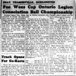 1960-09-01 Baseball -PeeWees take Consolation in Legion Championship