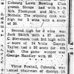 1960-09-29 Lawn Bowling -Mackey Cup