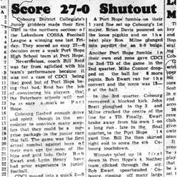 1960-10-06 School -CDCI Junior Football vs PH